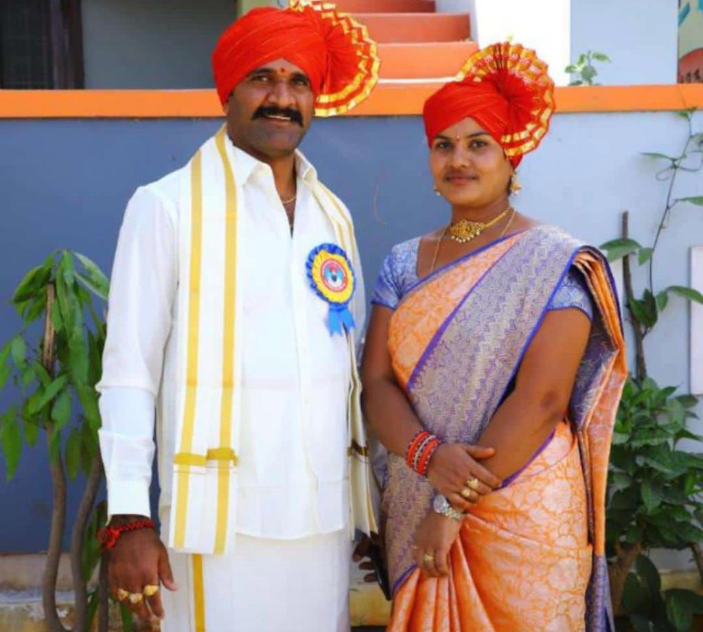 Two people at a KSM Cricket Academy event